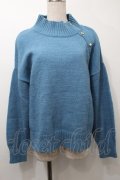 LOLITAその他(お買取対象外) / 連ボタンタートネックニット  ブルー S-25-10-12-025-LO-TO-HR-ZS