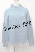 LOLITAその他(お買取対象外) / 連ボタンタートネックニット  ブルー S-25-10-12-025-LO-TO-HR-ZS