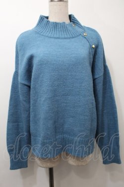 画像1: LOLITAその他(お買取対象外) / 連ボタンタートネックニット  ブルー S-25-10-12-025-LO-TO-HR-ZS