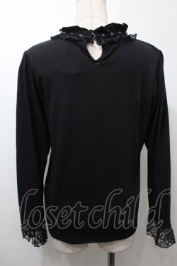 画像2: axes femme / はしごレーストップス  黒 S-25-10-12-028-AX-TO-HR-ZS
