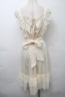 画像2: axes femme kawaii / ドットチュールエプロン  キナリ S-25-10-12-030-AX-OP-HR-ZS