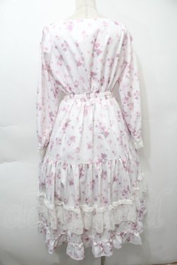 画像2: axes femme / SAKURAティアードワンピース  白 S-25-10-12-033-AX-OP-HR-ZS