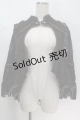 Ozz oneste / フリルケープ  黒 S-25-10-14-020-OO-CO-AS-ZS