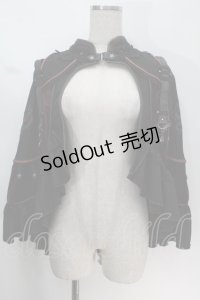 Ozz oneste / フリルケープ  黒 S-25-10-14-020-OO-CO-AS-ZS