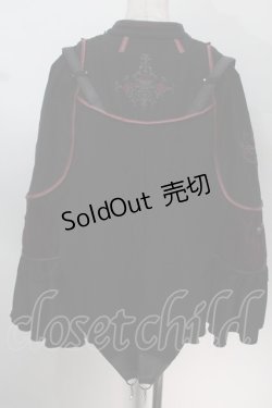 画像2: Ozz oneste / フリルケープ  黒 S-25-10-14-020-OO-CO-AS-ZS