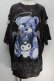 画像1: サンリオ / 病みくまTシャツ（クロミ）  黒 S-25-10-14-023-EL-TS-HR-ZS (1)