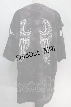 画像2: サンリオ / 病みくまTシャツ（クロミ）  黒 S-25-10-14-023-EL-TS-HR-ZS