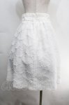 画像2: 【SALE】LODISPOTTO / 花刺 フレアスカート  白 S-25-10-14-047-LO-SK-HR-ZT269 (2)
