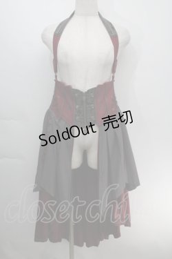 画像1: Ozz oneste / レイヤードスカート  ワイン S-25-10-14-049-OO-SK-AS-ZS