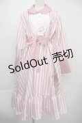 LOLITA / AIスソクマストライプワンピース L ピンク S-25-10-15-046-LO-OP-HR-ZS
