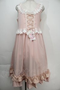 Princess Flower Garden / TT＊KRSフリルジャンパースカート L ピンク S-25-10-15-047-LO-TO-HR-ZT109