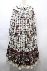 画像1: Angelic Pretty / British Bearブラウス＆ティアードスカート  アイボリー S-25-10-15-049-AP-OP-AS-ZS (1)
