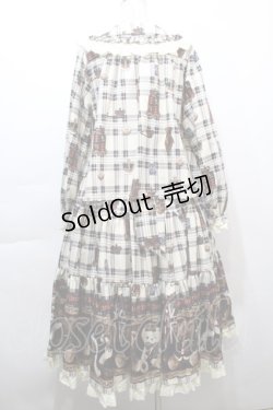 画像2: Angelic Pretty / British Bearブラウス＆ティアードスカート  アイボリー S-25-10-15-049-AP-OP-AS-ZS