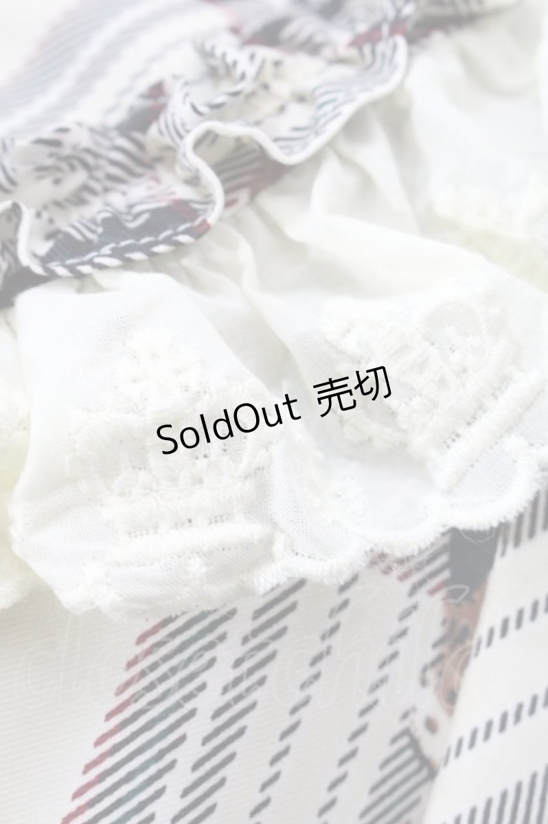 画像4: Angelic Pretty / British Bearブラウス＆ティアードスカート  アイボリー S-25-10-15-049-AP-OP-AS-ZS (4)