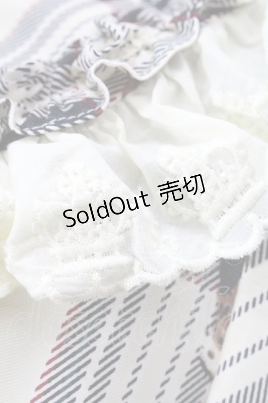 画像4: Angelic Pretty / British Bearブラウス＆ティアードスカート  アイボリー S-25-10-15-049-AP-OP-AS-ZS (4)