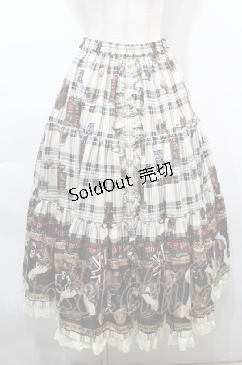 画像6: Angelic Pretty / British Bearブラウス＆ティアードスカート  アイボリー S-25-10-15-049-AP-OP-AS-ZS (6)