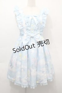 Angelic Pretty / Dreamy シナモロールジャンパースカートSet  サックス S-25-10-15-050-AP-OP-HR-ZS