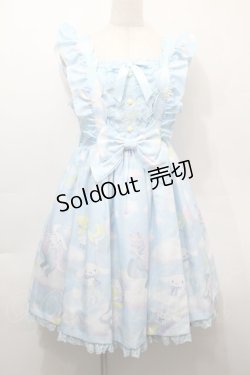 画像1: Angelic Pretty / Dreamy シナモロールジャンパースカートSet  サックス S-25-10-15-050-AP-OP-HR-ZS