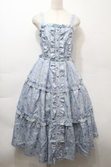 axes femme kawaii / シナモロールコラボジャンスカ  サックス S-25-10-15-051-AX-OP-HR-ZS