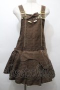 Angelic Pretty / Melty Ribbon Chocolateサロペット  ブラウン S-25-10-15-052-AP-OP-AS-ZS