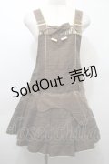 Angelic Pretty / Melty Ribbon Chocolateサロペット  ブラウン S-25-10-15-052-AP-OP-AS-ZS