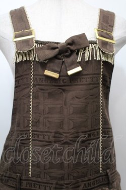 画像3: Angelic Pretty / Melty Ribbon Chocolateサロペット  ブラウン S-25-10-15-052-AP-OP-AS-ZS