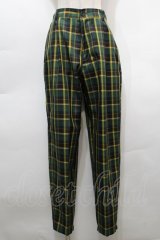 Perla nell' ostrica / チェックパンツ  グリーンｘイエロー S-25-10-15-058-EL-PA-AS-ZS