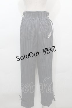 画像2: axes femme / ハイウエストストライプパンツ  紺 S-25-10-15-059-AX-PA-HR-ZS