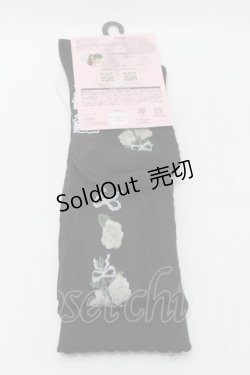 画像2: m petit by misako / サンリオキャラクターズコラボ クロミ ソックス  黒 S-25-10-15-1006-LO-ZA-HR-ZS