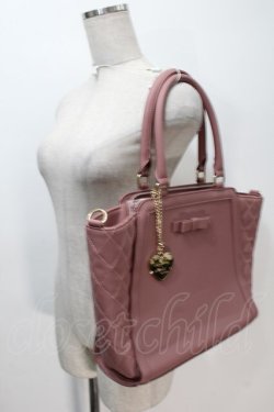 画像3: m petit by misako / サンリオキャラクターズ チャーム付き 2way バッグ  ピンク S-25-10-15-1051-LO-ZA-HR-ZS