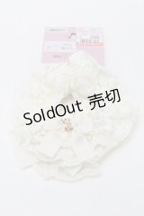 m petit by misako / TT*AM2Pシュシュ  アイボリー S-25-10-15-1011-LO-ZA-HR-ZS