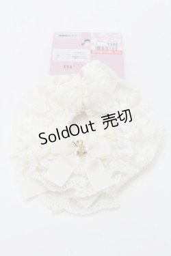 画像1: m petit by misako / TT*AM2Pシュシュ  アイボリー S-25-10-15-1011-LO-ZA-HR-ZS