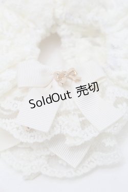 画像3: m petit by misako / TT*AM2Pシュシュ  アイボリー S-25-10-15-1011-LO-ZA-HR-ZS