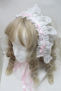 Princess Flower Garden / KRS＊ヘッドドレス  白ｘピンク S-25-10-15-1012-LO-AC-HR-ZS