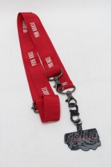 PINK HOUSE / ロゴ入りスマホショルダーストラップ  赤 S-25-10-15-1002-LO-ZA-AS-ZS