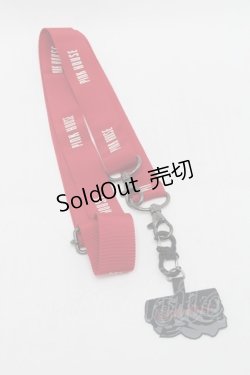 画像1: PINK HOUSE / ロゴ入りスマホショルダーストラップ  赤 S-25-10-15-1002-LO-ZA-AS-ZS