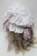 画像3: Kurumi Collaboration / CLK＊フリルキャップ  白ｘピンク S-25-10-15-1014-LO-AC-HR-ZS (3)