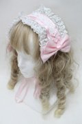 Lovely Tency / 眞白ありすコラボ/ヘッドドレス  白ｘピンク S-25-10-15-1015-LO-AC-HR-ZS