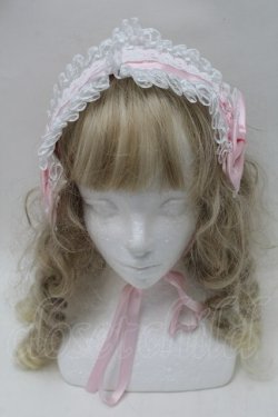 画像2: Lovely Tency / 眞白ありすコラボ/ヘッドドレス  白ｘピンク S-25-10-15-1015-LO-AC-HR-ZS