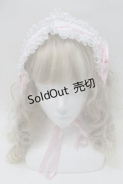 画像2: Lovely Tency / 眞白ありすコラボ/ヘッドドレス  白ｘピンク S-25-10-15-1015-LO-AC-HR-ZS