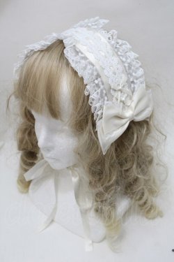 画像1: Lovely Tency / 眞白ありすコラボ/ヘッドドレス  白ｘキナリ S-25-10-15-1016-LO-AC-HR-ZS