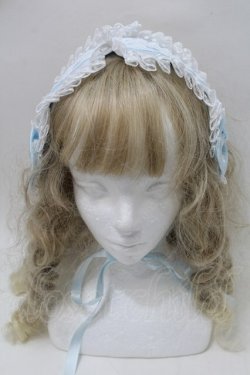 画像2: Lovely Tency / 眞白ありすコラボ/ヘッドドレス  白ｘサックス S-25-10-15-1017-LO-AC-HR-ZS