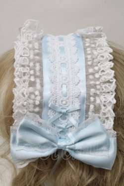 画像3: Lovely Tency / 眞白ありすコラボ/ヘッドドレス  白ｘサックス S-25-10-15-1017-LO-AC-HR-ZS