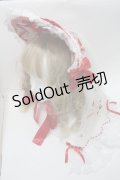 LOLITA / ヘッドドレス  赤ｘ白 S-25-10-15-1018-LO-ZA-AS-ZS