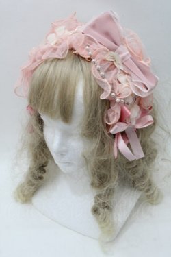 画像1: LIEF / チュールカチューシャ  ピンク S-25-10-15-1020-LO-AC-HR-ZS