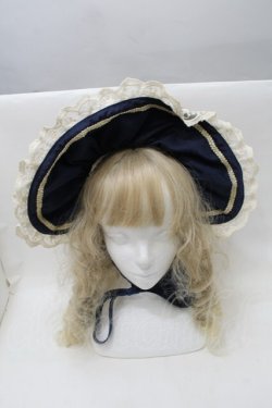 画像2: To Alice / ハーフボンネット  紺ｘオフ S-25-10-15-1021-LO-AC-HR-ZS