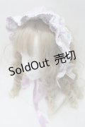 Angelic Pretty / Sugar Pansyハーフボンネット  ラベンダー S-25-10-15-1022-AP-AC-AS-ZS