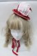 画像2: Angelic Pretty / Merry Bunnyミニハット  赤 S-25-10-15-1024-AP-ZA-HR-ZS (2)