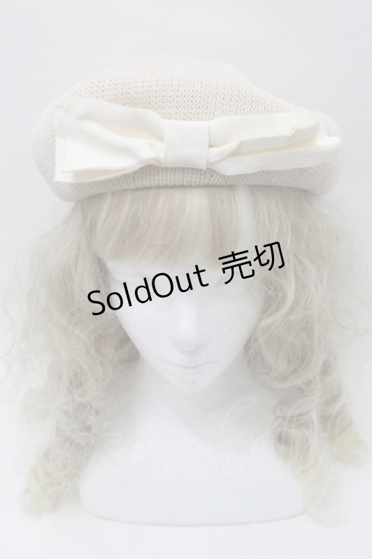 画像2: 【SALE】m petit by misako / AMリボンサーモベレー  オフ S-25-10-15-1027-LO-AC-AS-ZT334 (2)