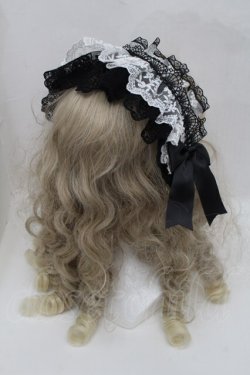 画像2: Morun x Muuna Stoik / クリップヘッドドレス  黒ｘ白 S-25-10-15-010-LO-ZA-AS-ZS